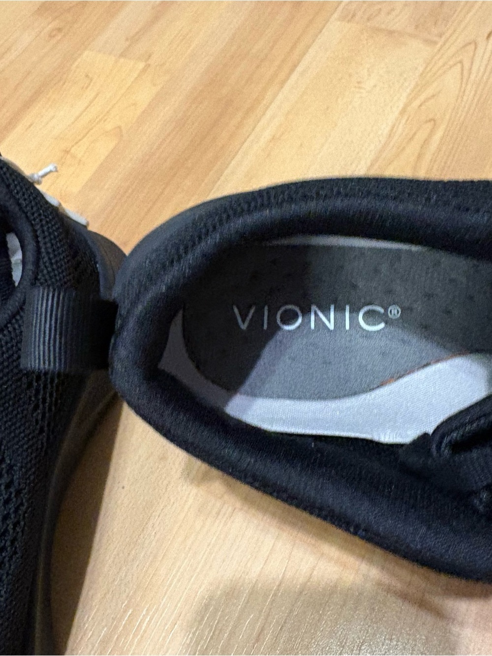 New Vionic Escapade Arrival Black Knit Lace-Up Sneaker Size 6 - Picture 5 of 8